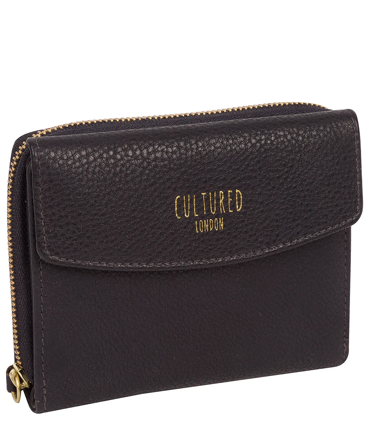 'Allergra' Midnight Leather Purse