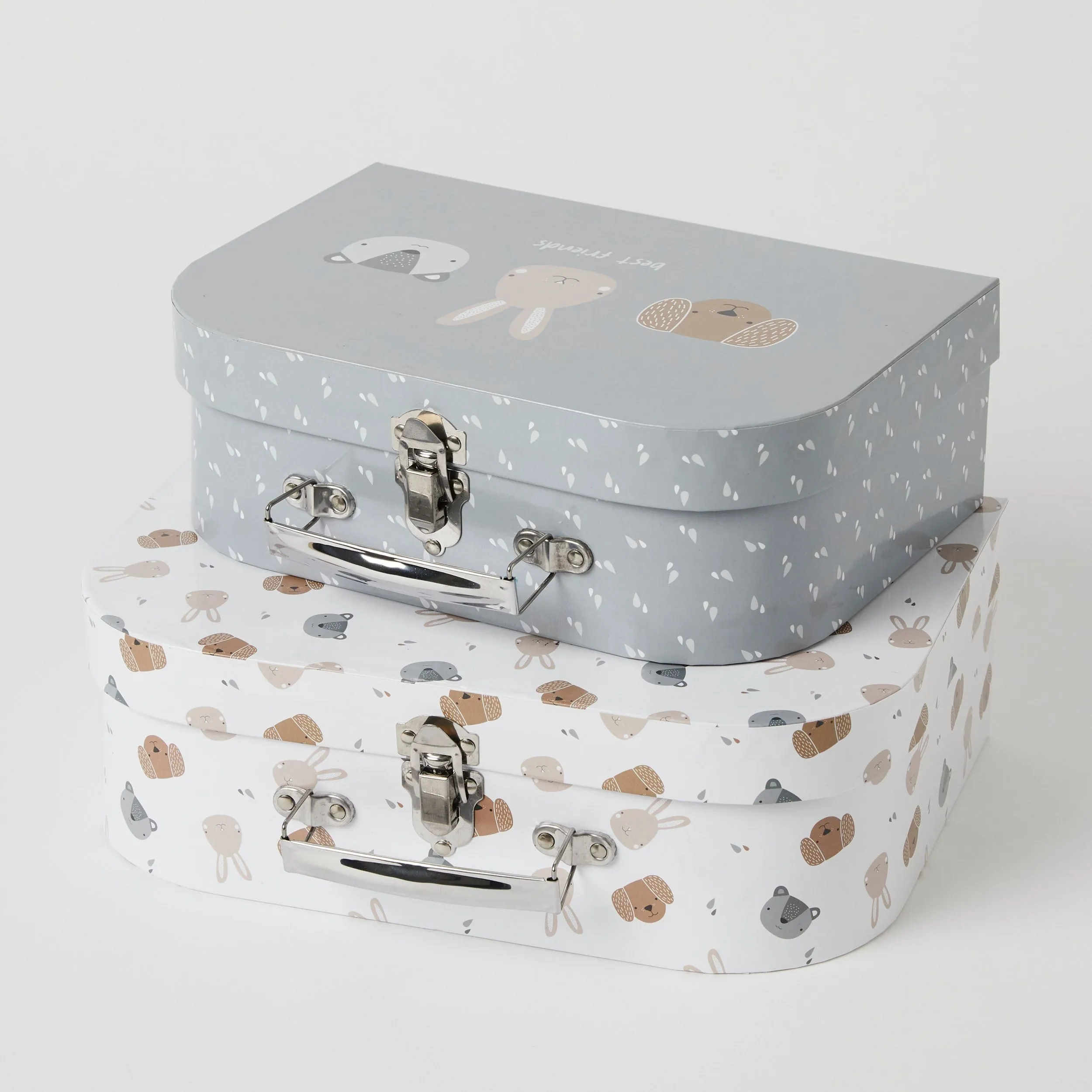 Animal Faces Suitcase Set of 2 by Notting Hill Bear