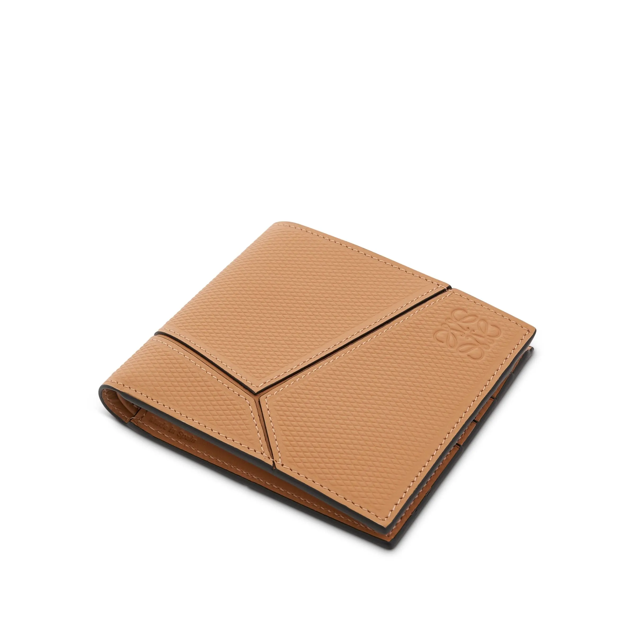 Bifold Wallet in Diamond Calfskin in Warm Desert