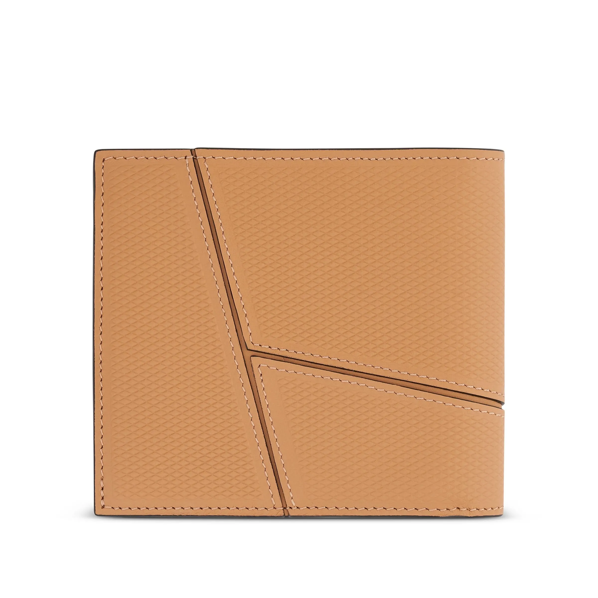 Bifold Wallet in Diamond Calfskin in Warm Desert