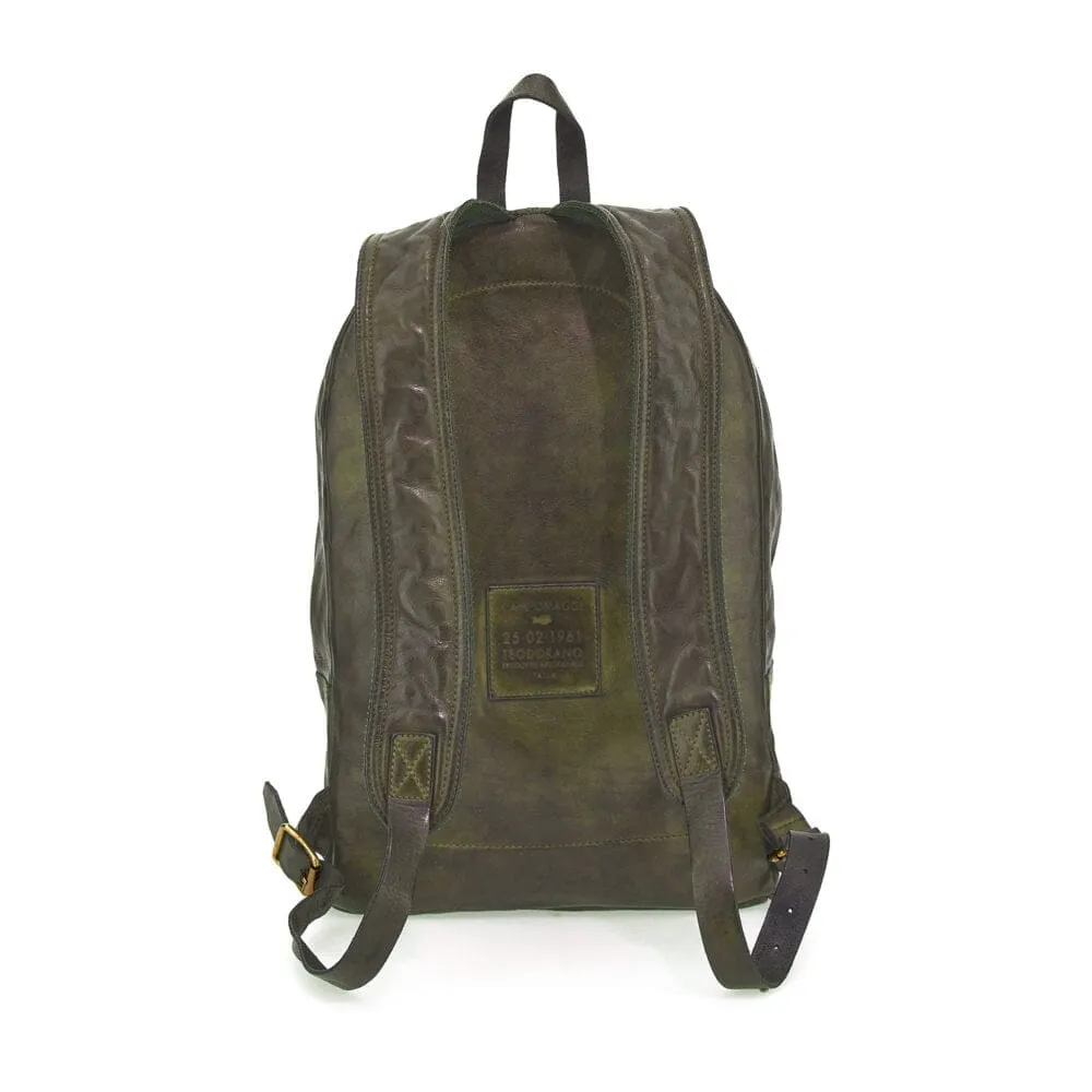 Campomaggi Aron Leather Backpack, Star Laser Print