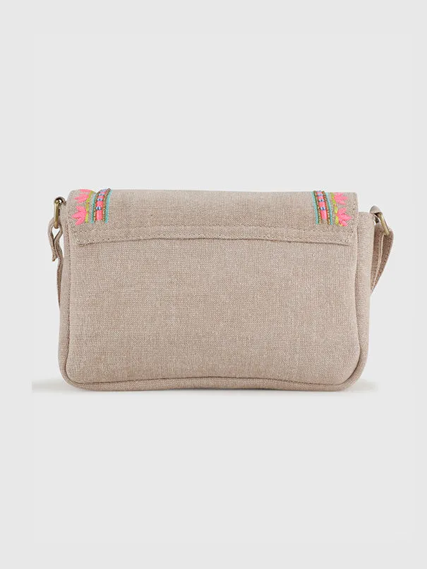 Carina Beige Sling Bag