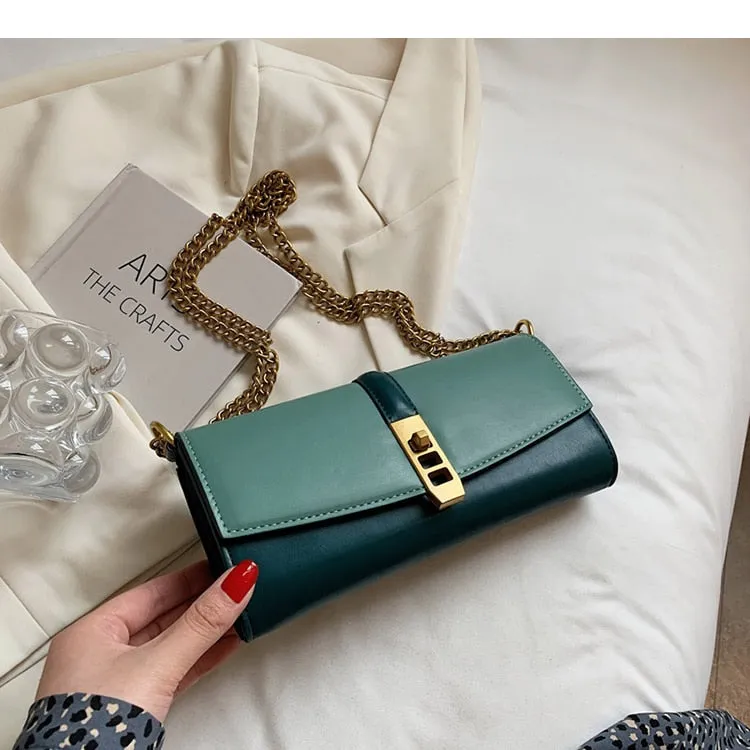 Christmas Gift NEW Niche Design Senior Women's Bag 2021 Fashion Chain Bag Messenger Bag Shoulder Bag Underarm Bag Square Bag Width:23cm