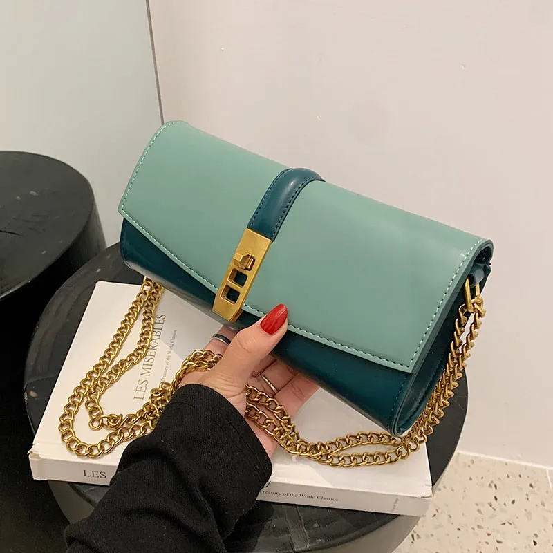 Christmas Gift NEW Niche Design Senior Women's Bag 2021 Fashion Chain Bag Messenger Bag Shoulder Bag Underarm Bag Square Bag Width:23cm