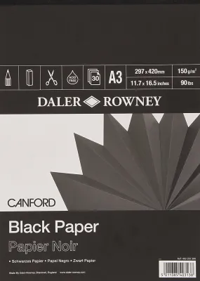 Daler Rowney Canford Black Pad A3