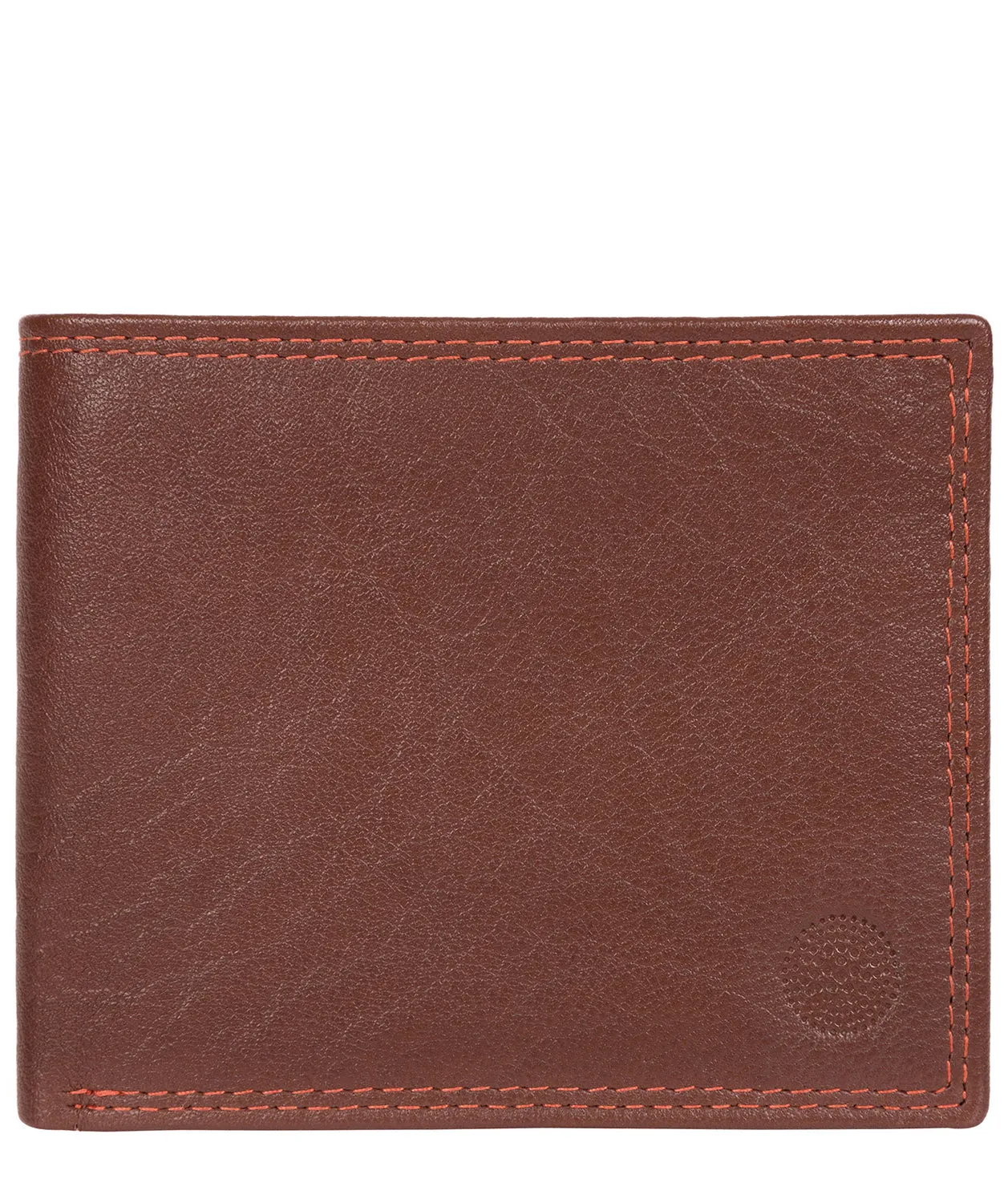 'Edge' Conker Brown Bi-Fold Leather RFID Wallet