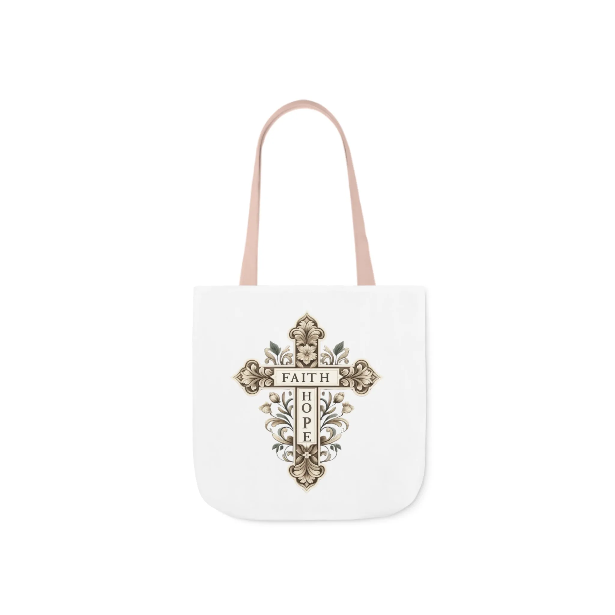 Faith Hope Canvas Tote Bag