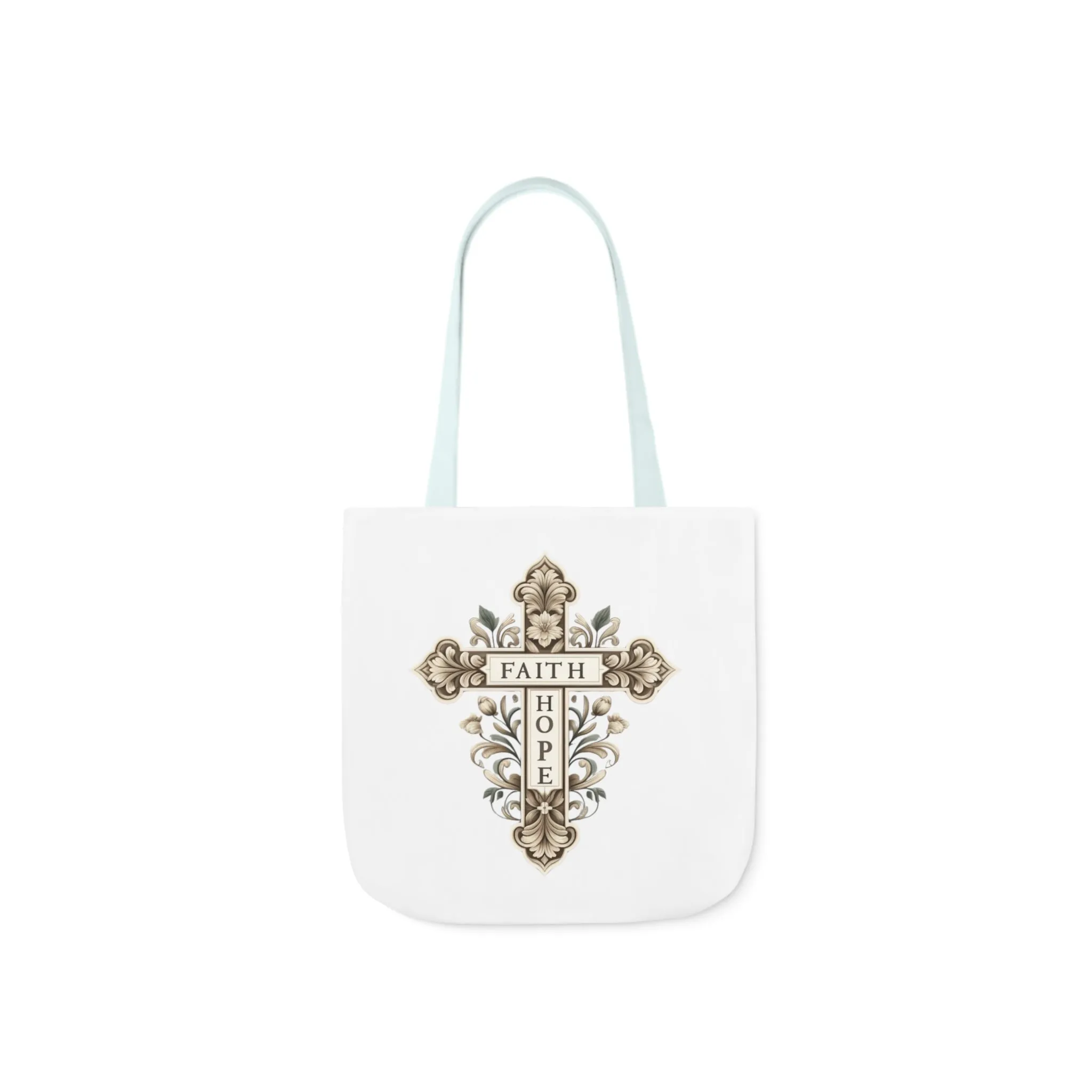 Faith Hope Canvas Tote Bag