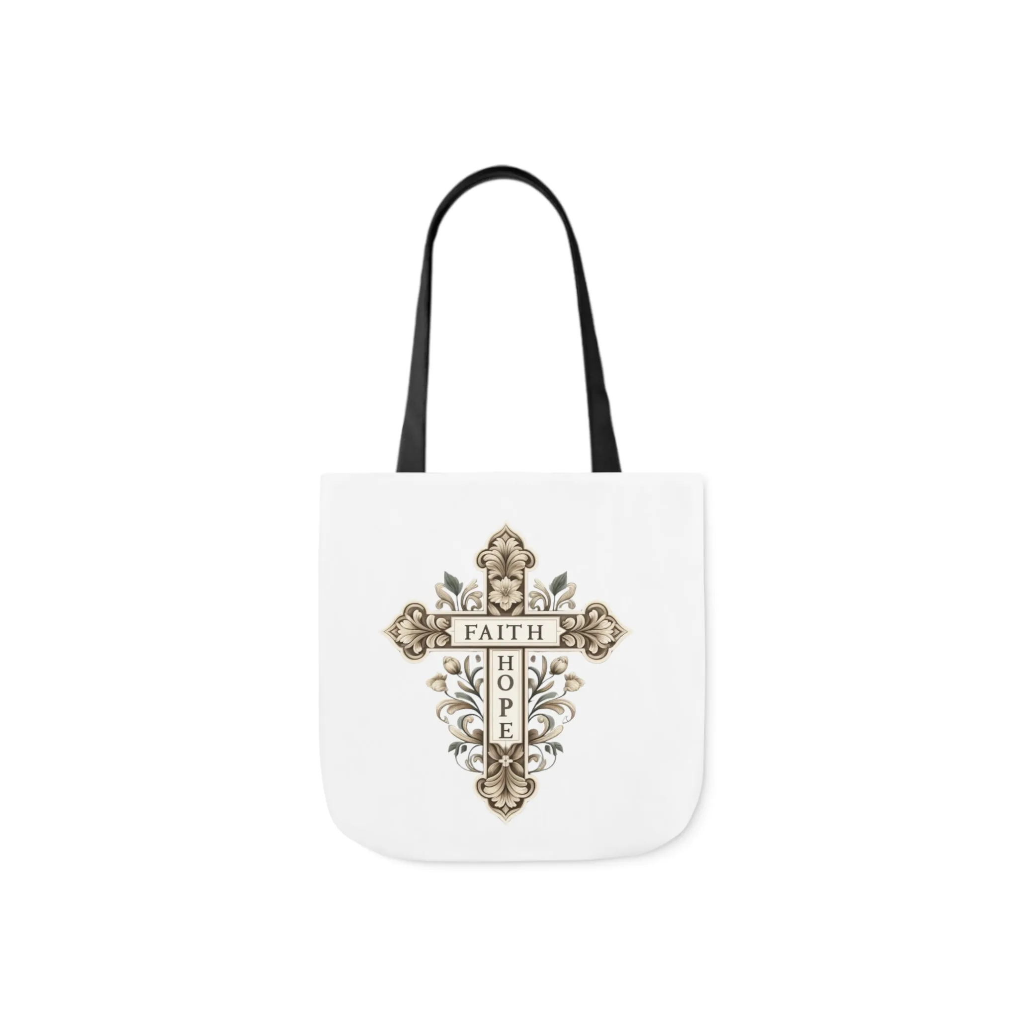 Faith Hope Canvas Tote Bag