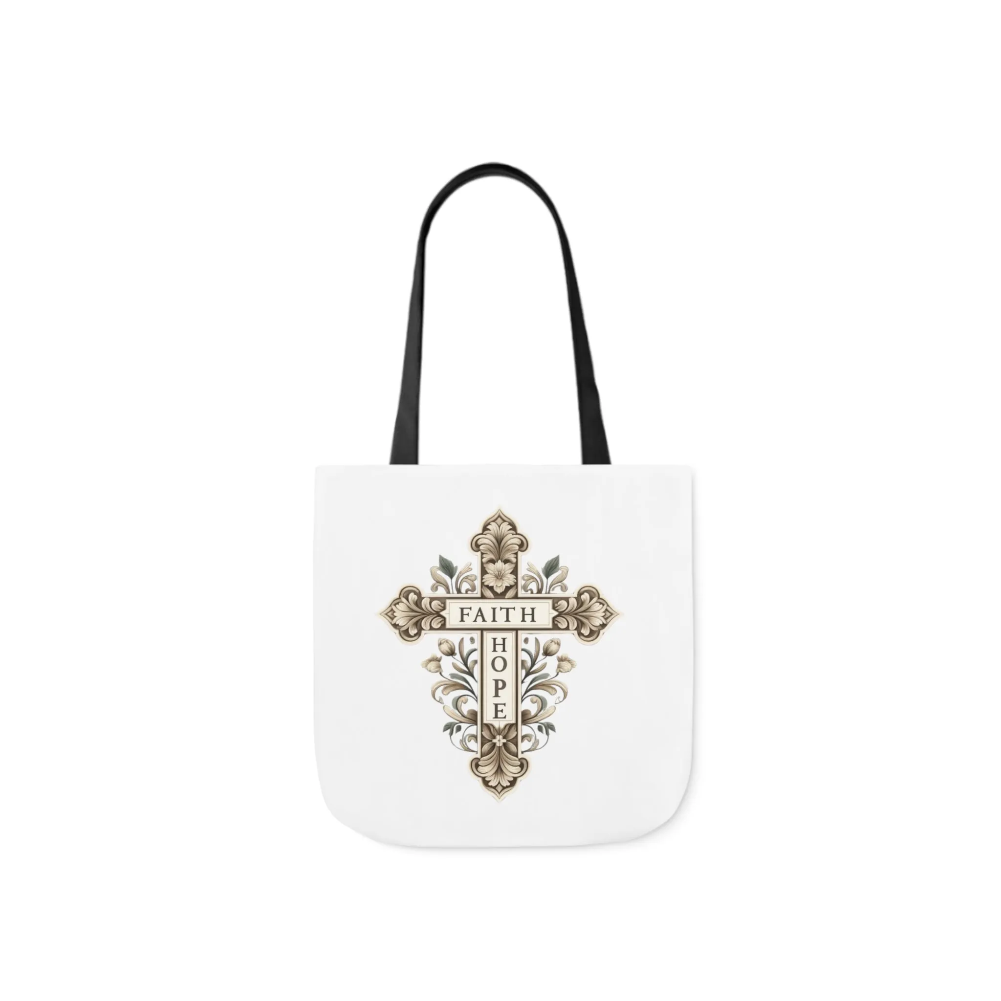 Faith Hope Canvas Tote Bag