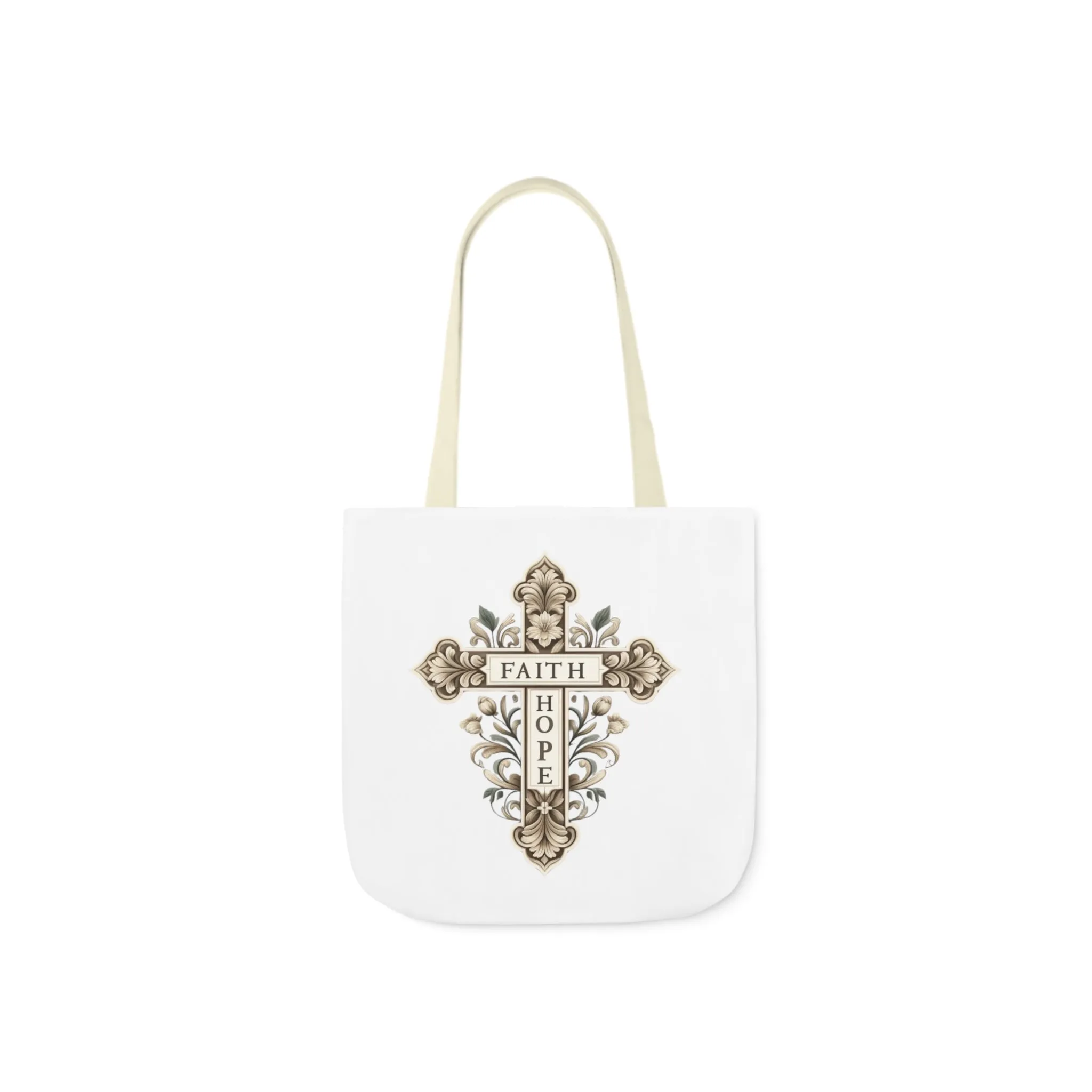 Faith Hope Canvas Tote Bag