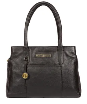 'Goldbourne' Black & Gold Leather Handbag