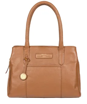 'Goldbourne' Tan Leather Handbag