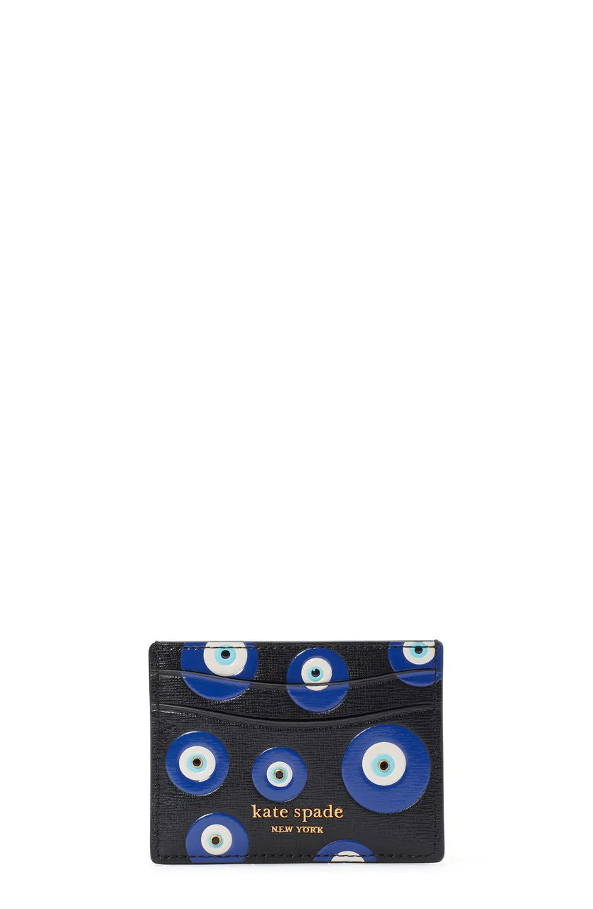 Kate Spade Morgan Evil Eye Embellished Cardholder