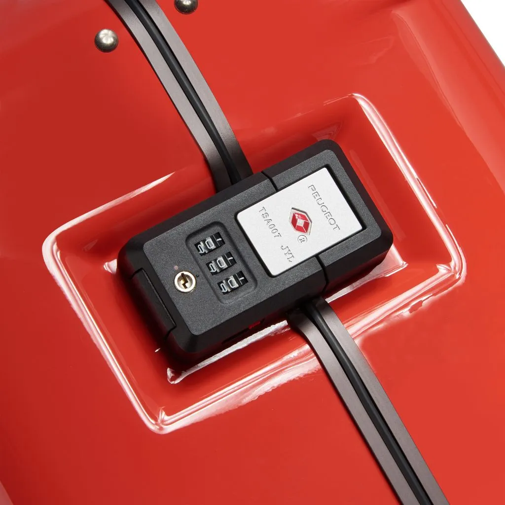 Peugeot Voyages 73cm Zipperless Trunk Luggage - Red