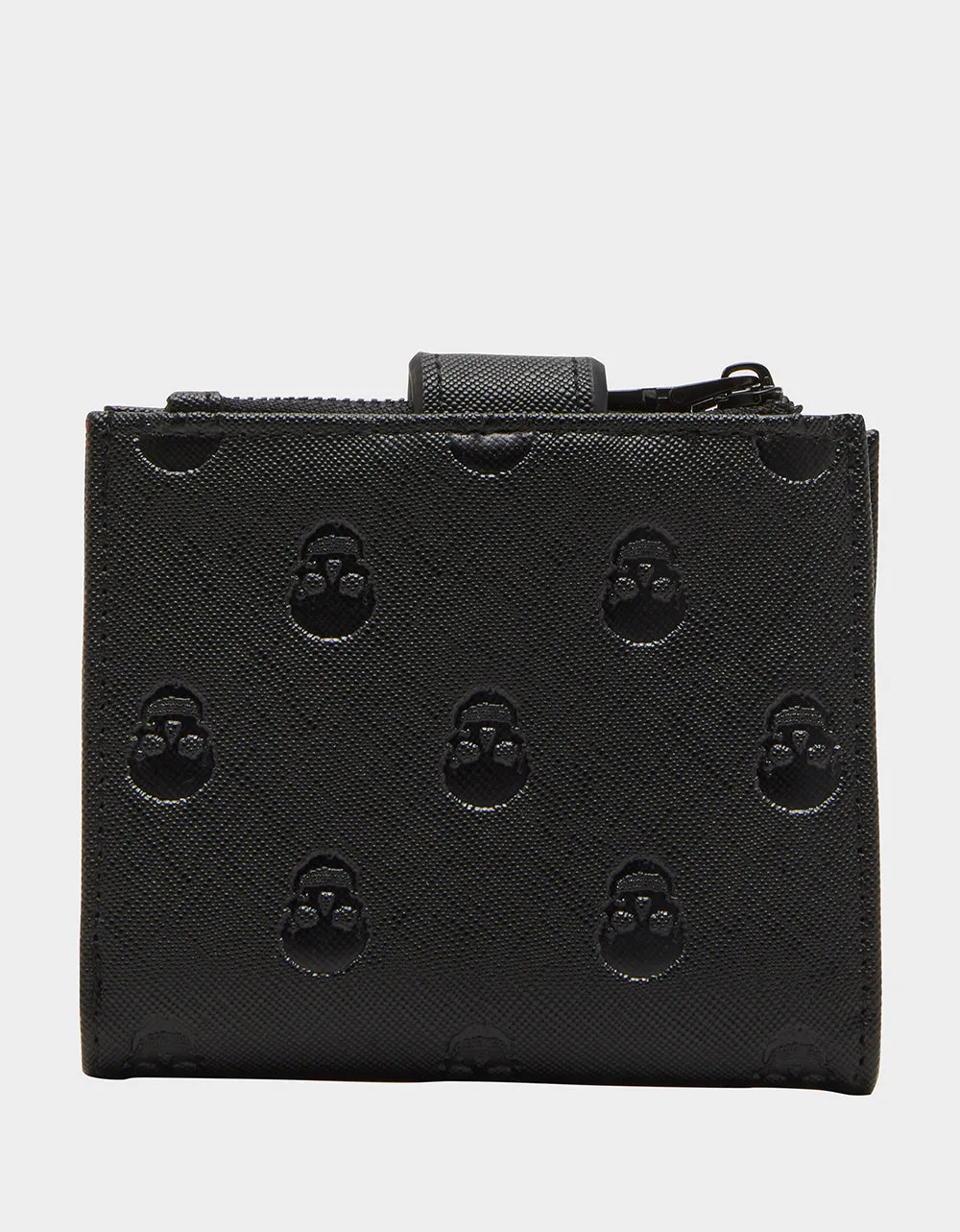 SKULL BOSS BIFOLD WALLET BLACK