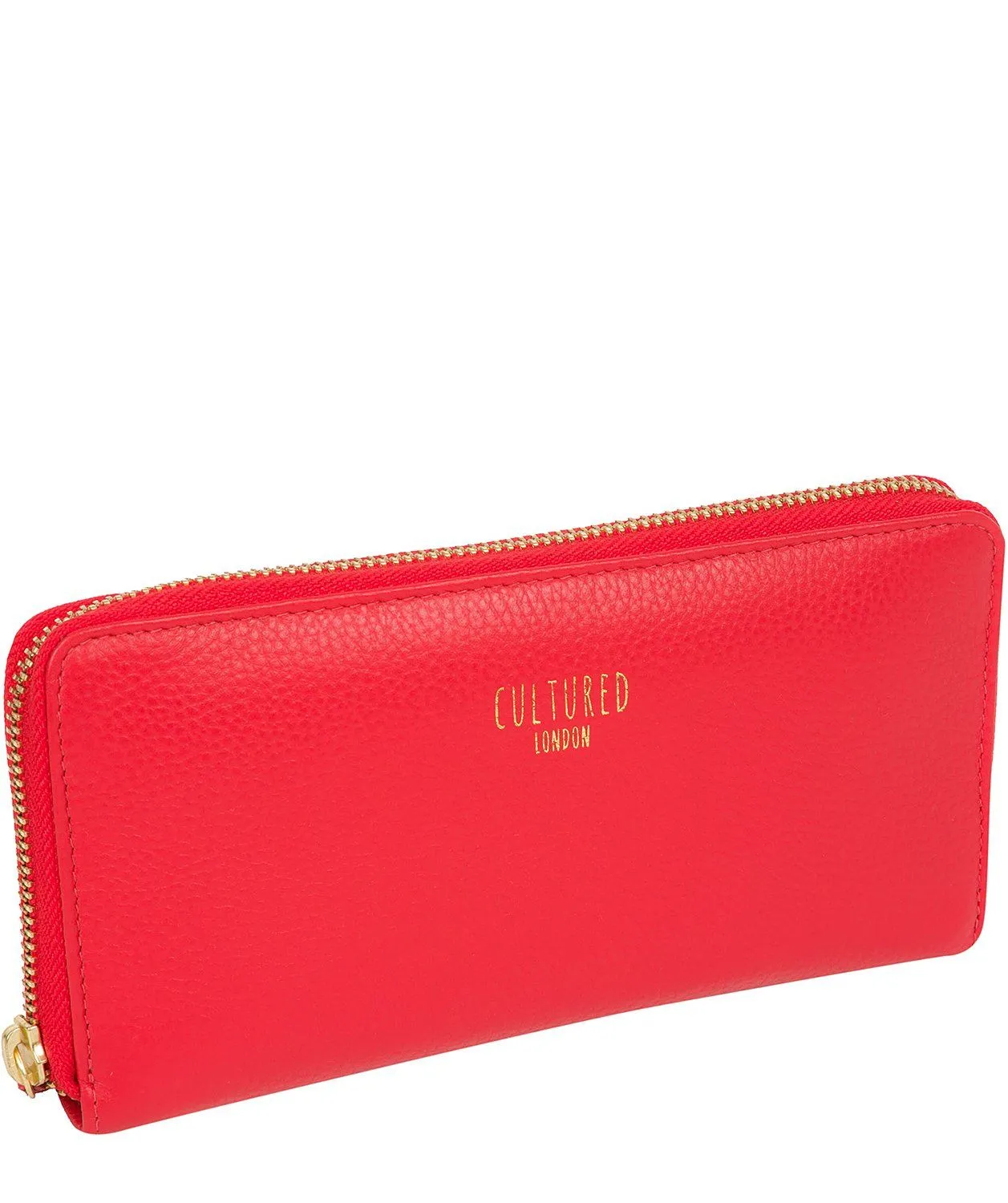 'Tabitha' Royal Red Leather Purse