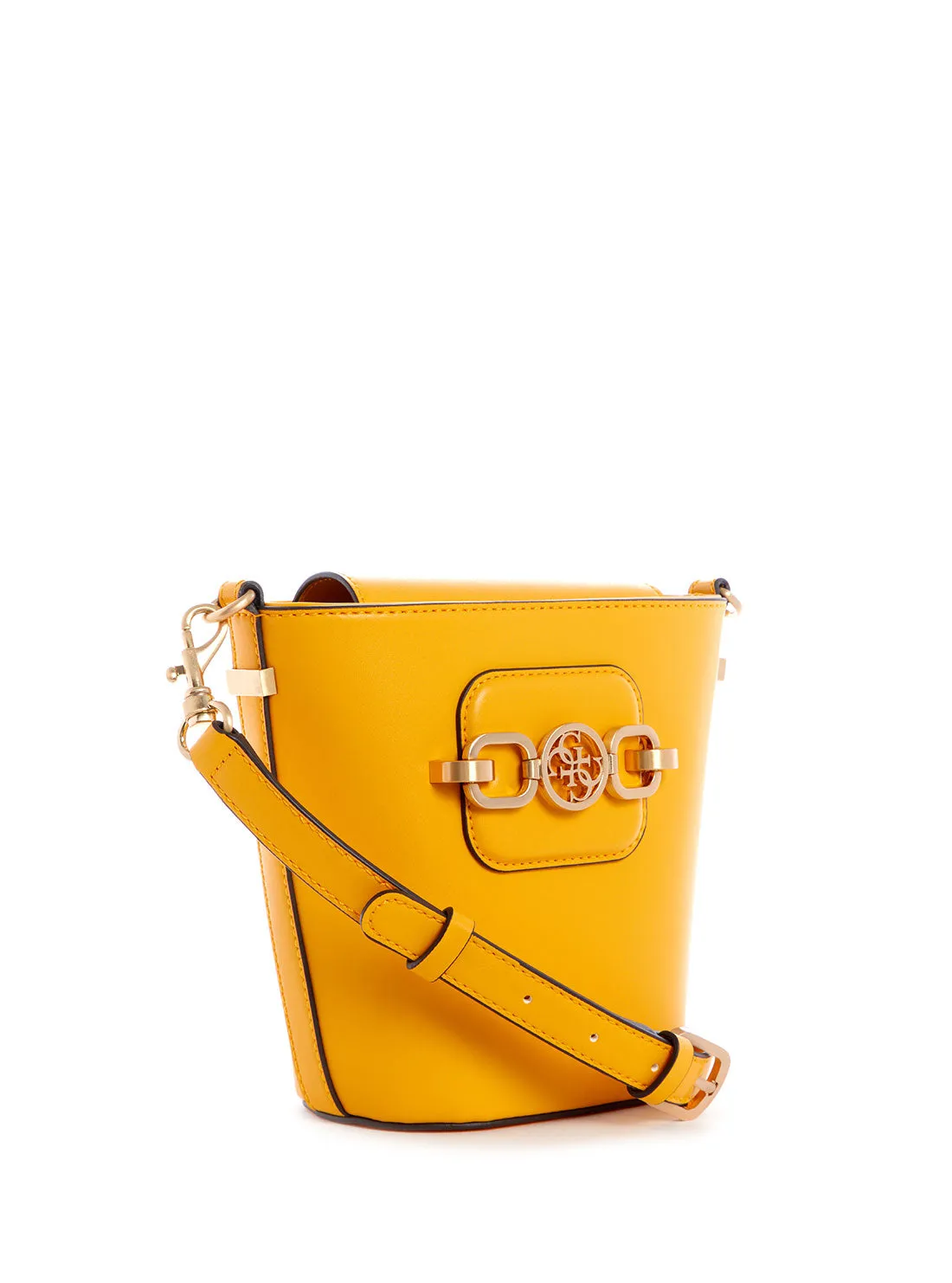 Yellow Hensely Crossbody Bucket Bag